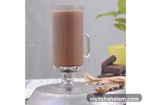Chocolate Drink with Chocolate Chunks