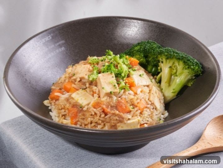 Tofu and Vegetable Rice Bowl
