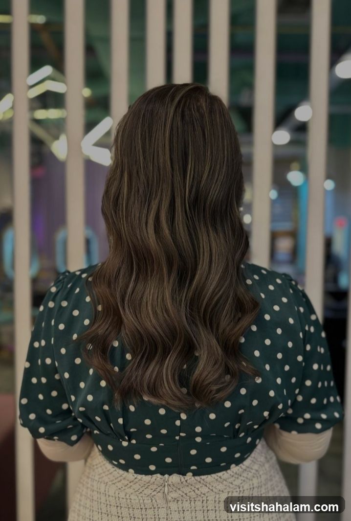 Woman with Wavy Hair