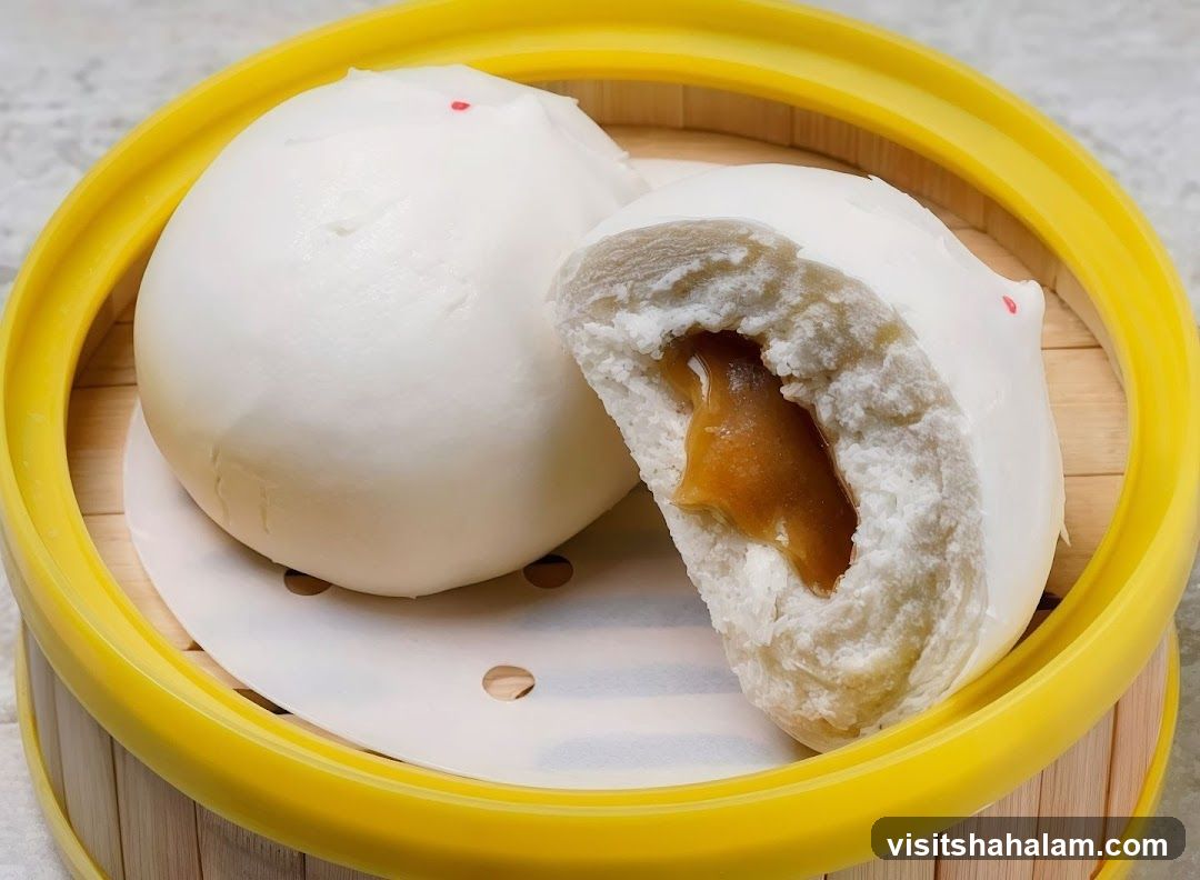 Steamed Buns with Caramel Filling