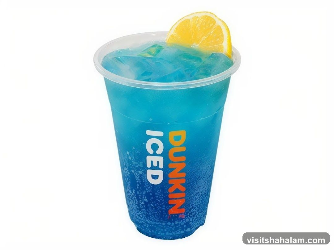 Iced Blue Drink
