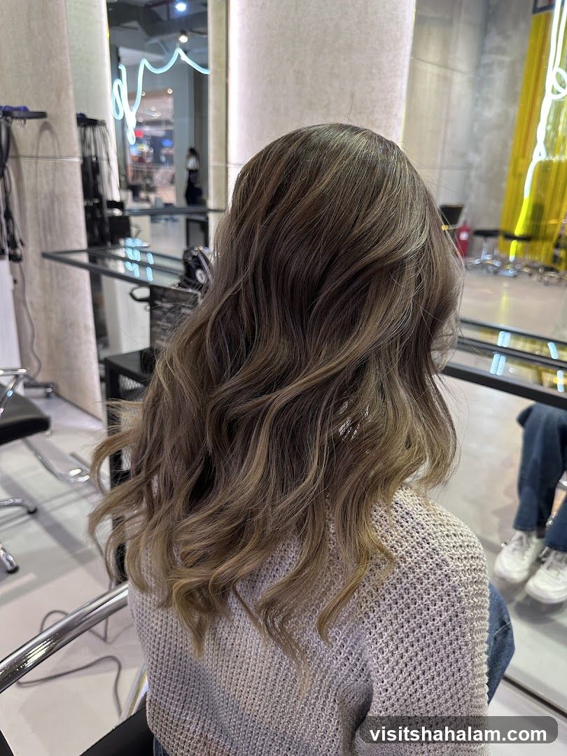 Woman with styled hair