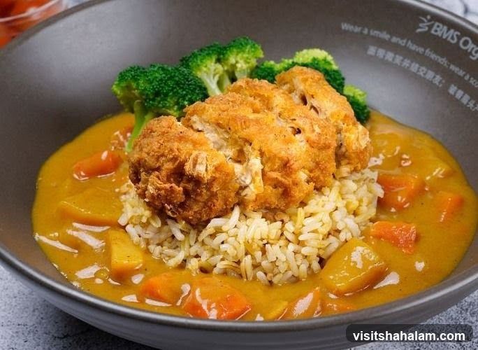 Curry Rice with Fried Chicken