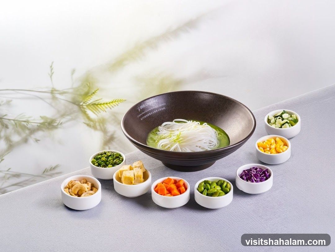 Noodle Dish with Assorted Toppings
