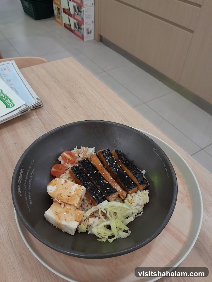 Salmon and Tofu Bowl
