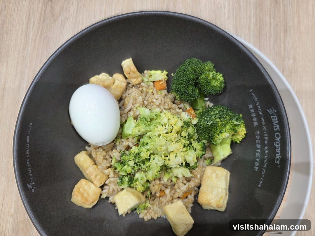 Fried Rice with Egg and Broccoli