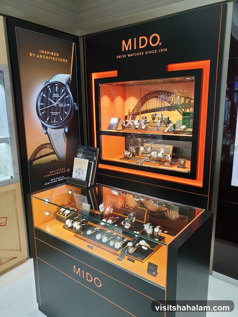MIDO Watches Display