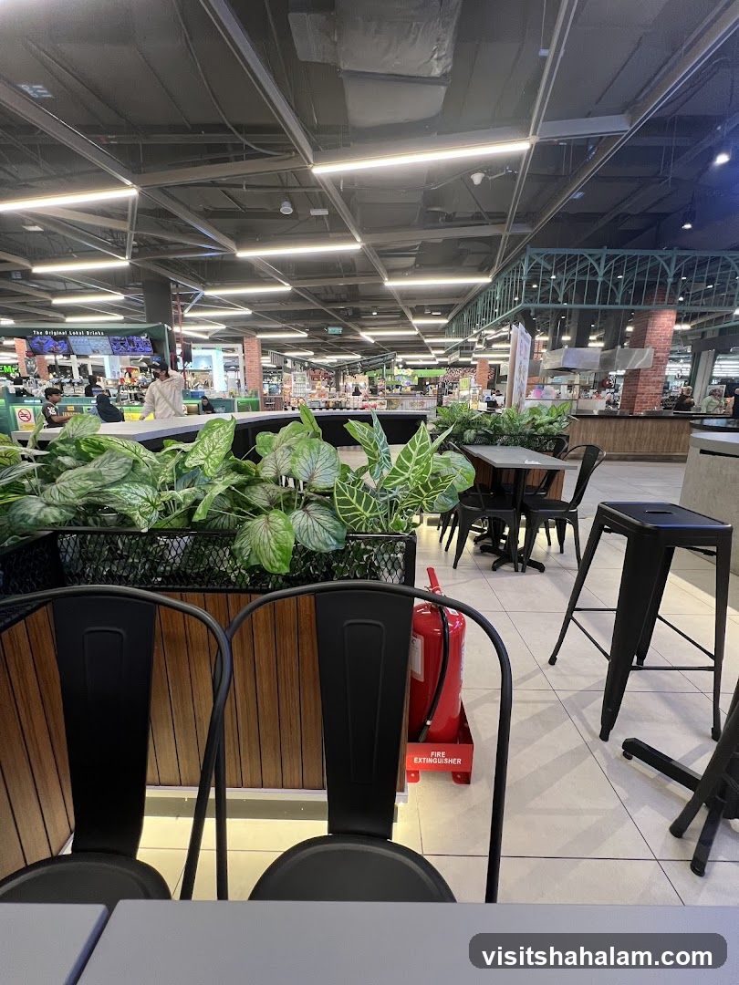 Food Court Seating Area