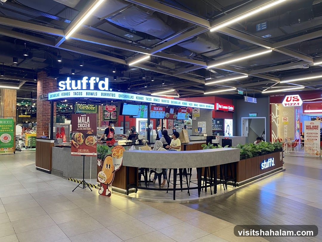 Food stall in a mall
