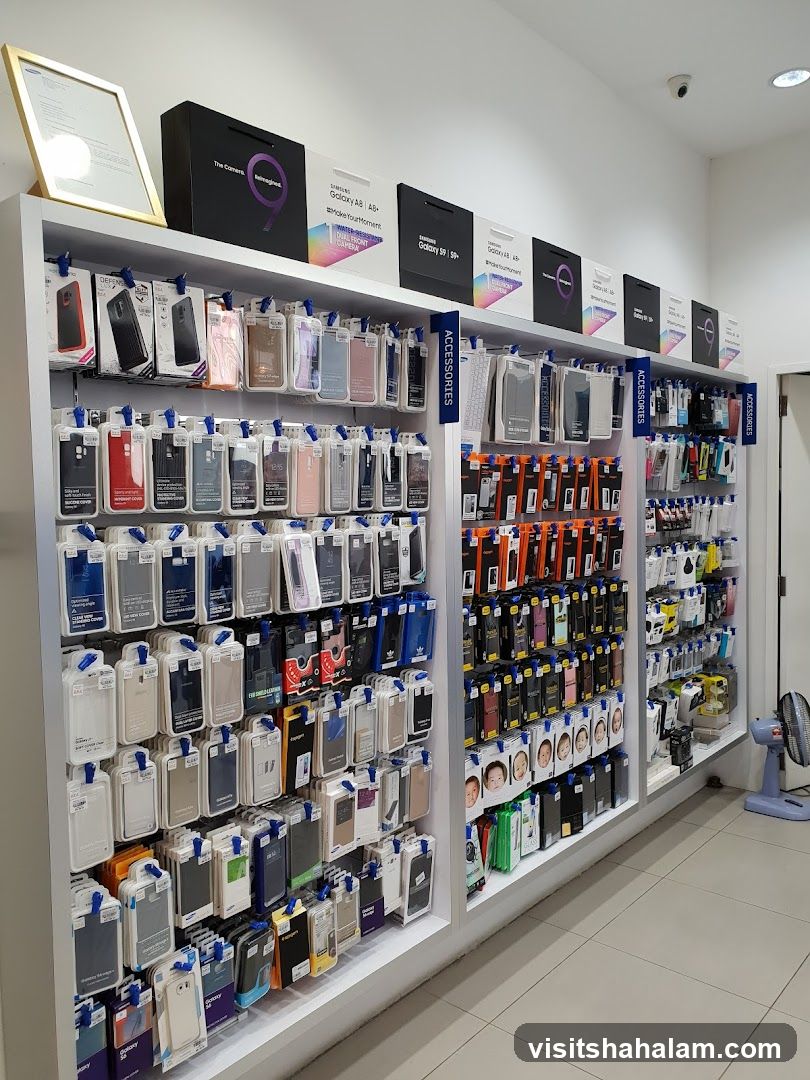 Mobile Phone Accessories Display