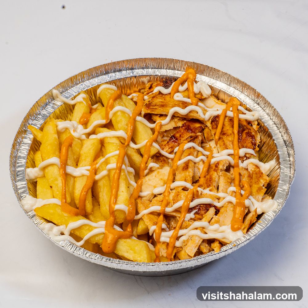 Chicken and Fries with Sauces