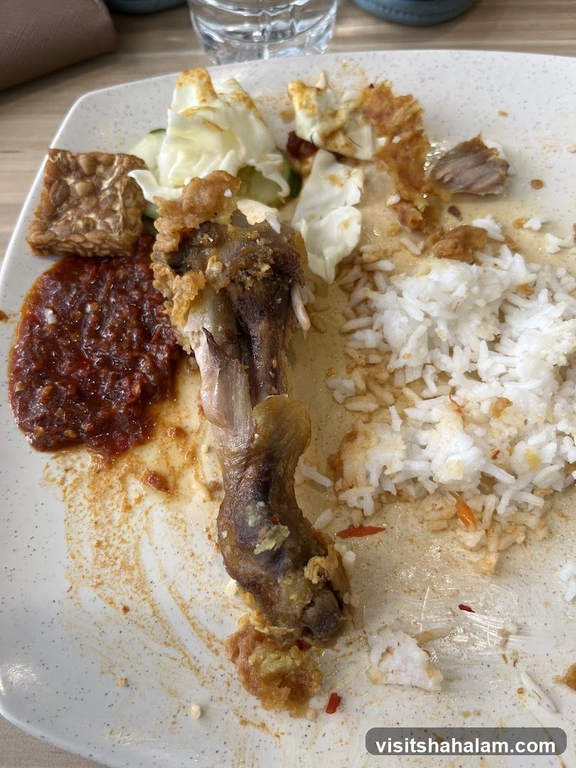 Leftover Fried Chicken Meal