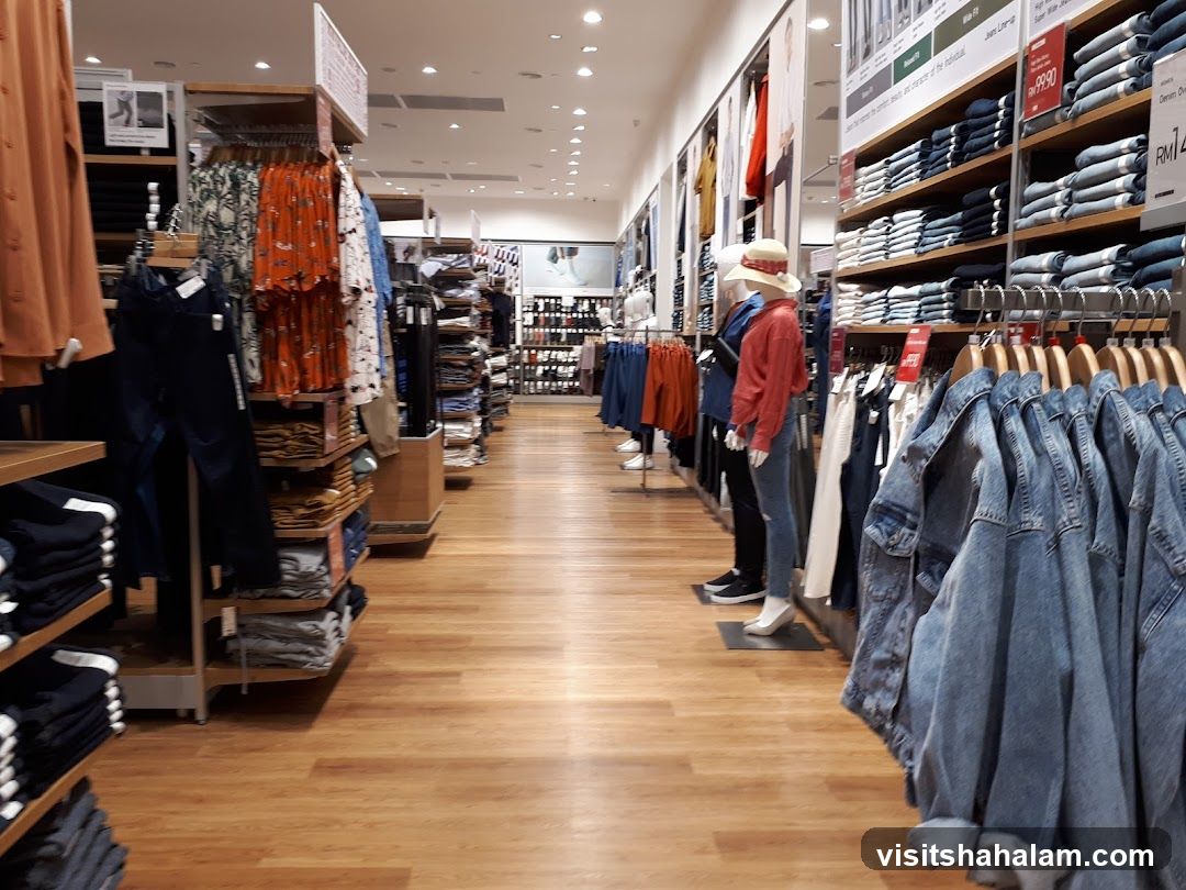 Clothing store interior
