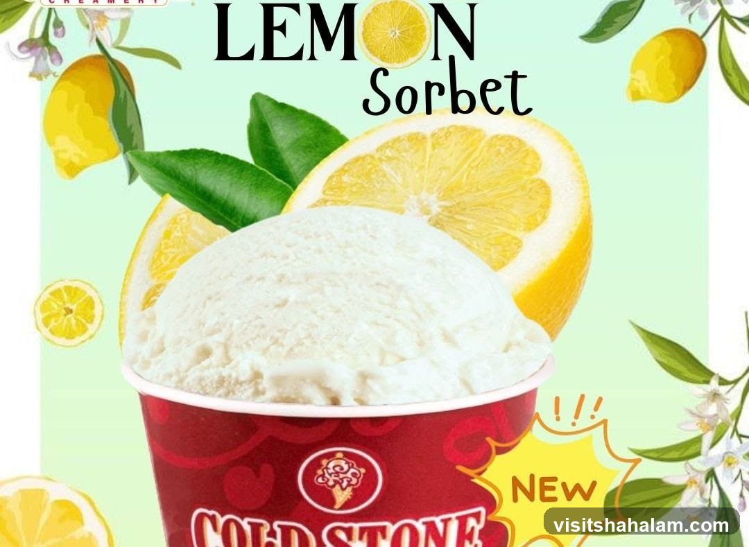 Lemon Sorbet Advertisement