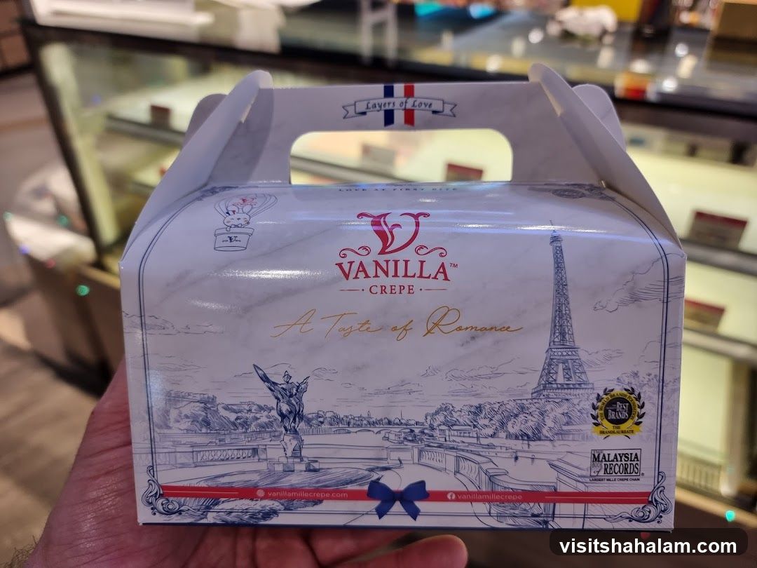 Vanilla Mille Crepe Box
