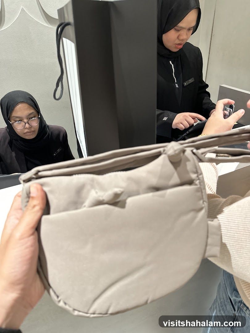 Shopping Bag and Staff