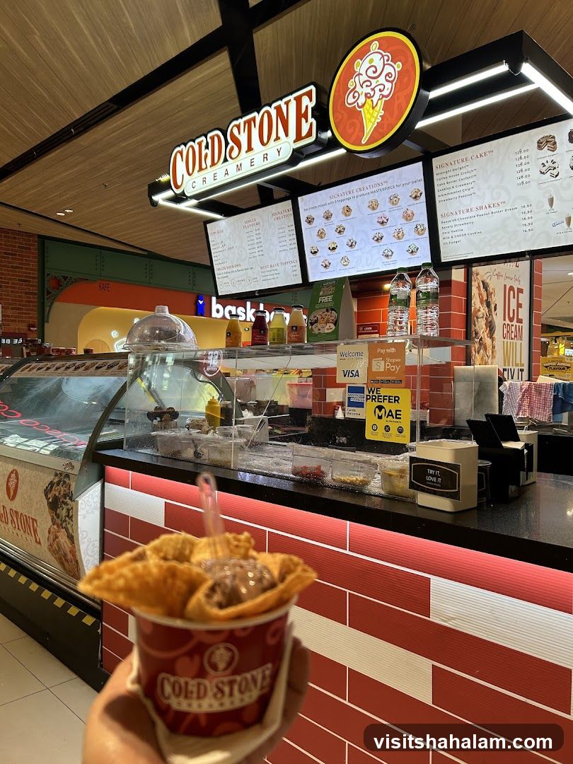Cold Stone Creamery Counter