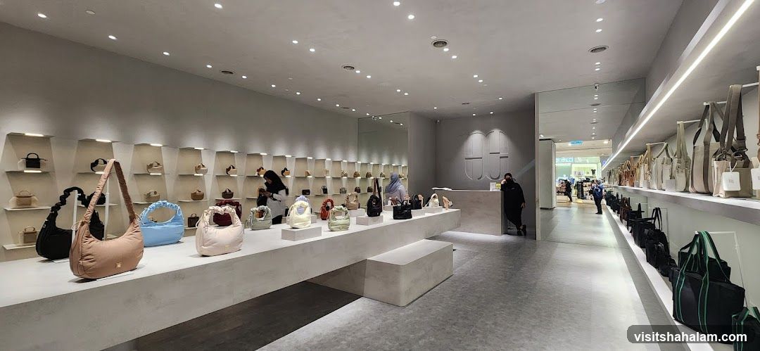 Handbag store interior