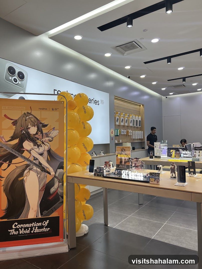 Realme Store Display