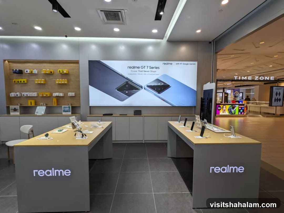 Realme Store Display