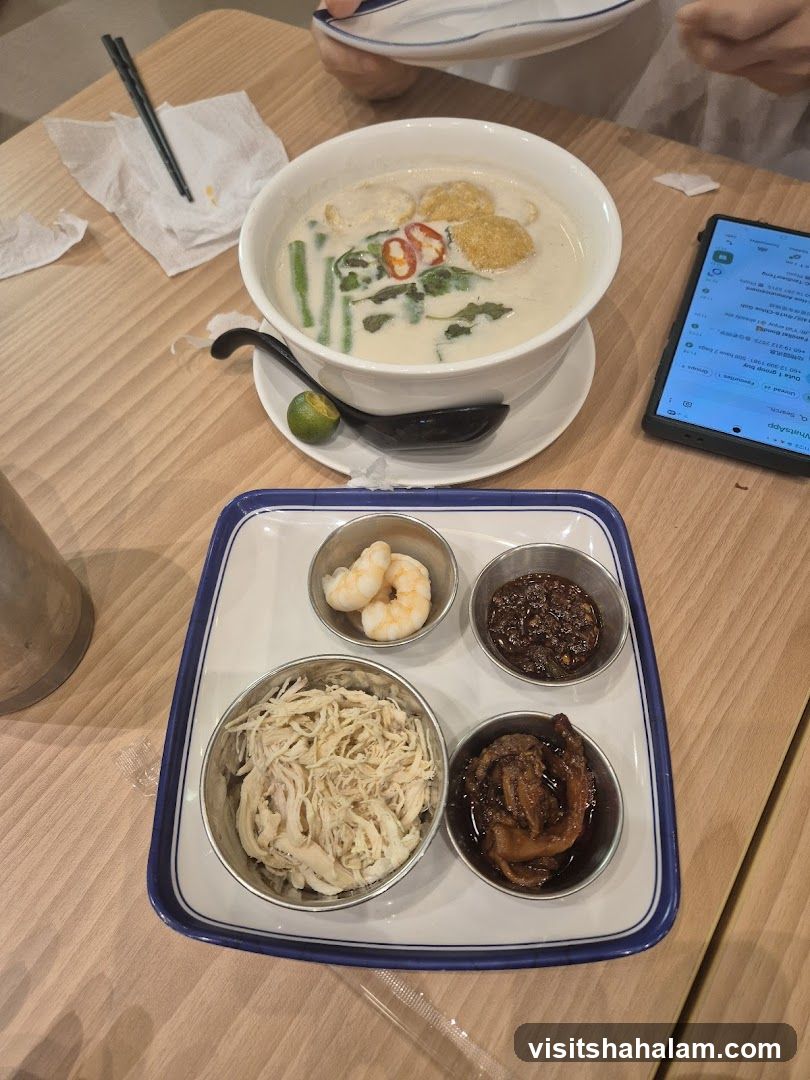 Laksa with Side Dishes
