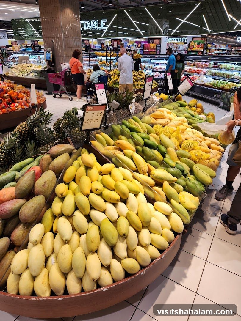 Supermarket Produce Section