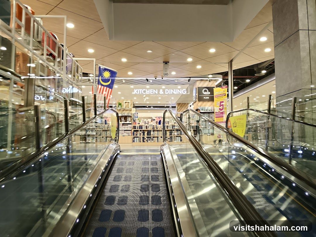 Escalator in a Department Store