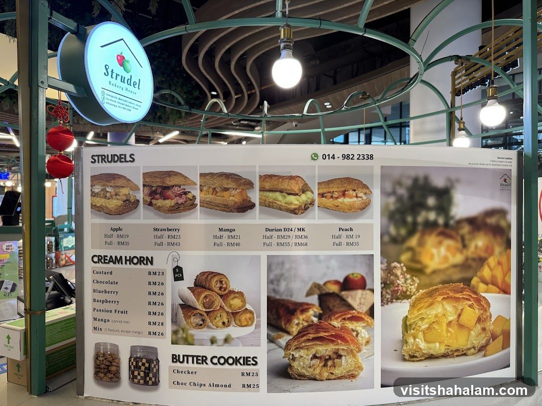 Strudel Bakery Menu