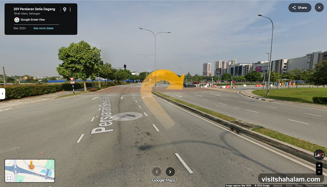 Street View of Persiaran Setia Dagang