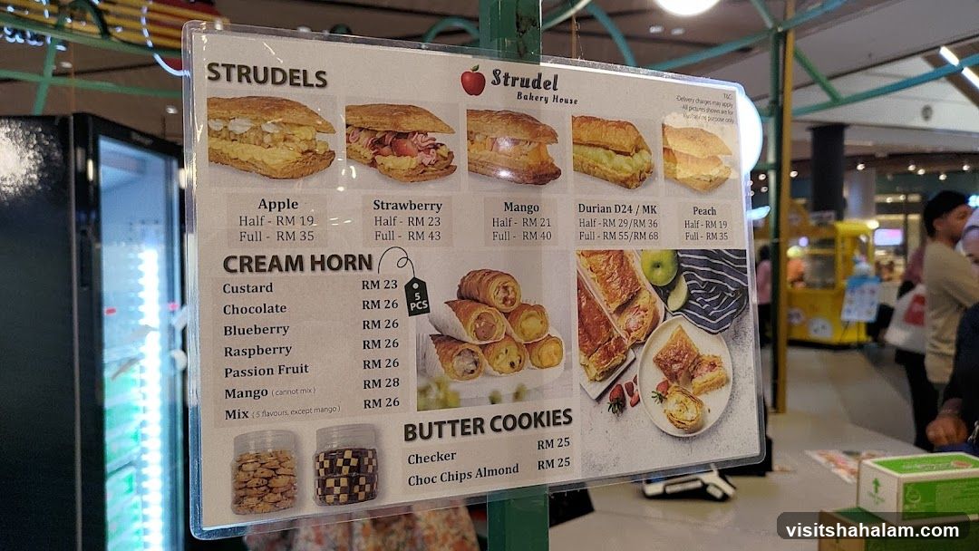 Strudel Bakery House Menu