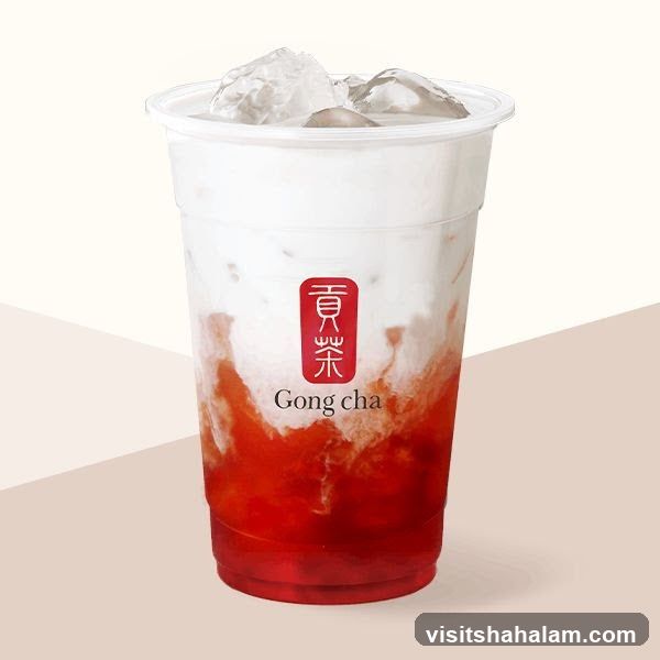 Gong Cha Strawberry Milk Tea