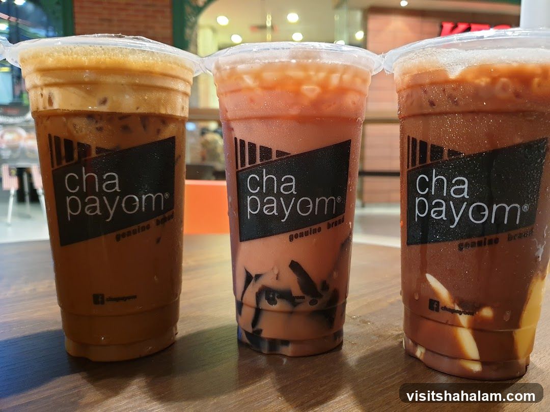 Three Iced Drinks