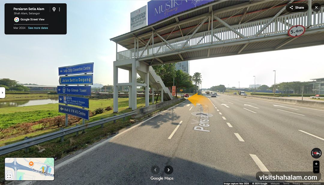 Roadside Signage and Overpass