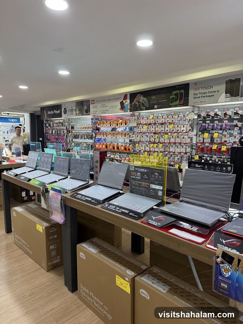 Electronics Store Display