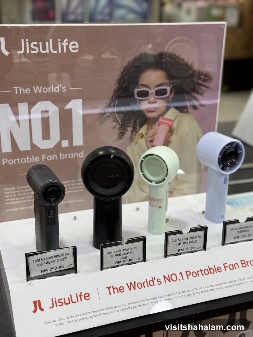 JisuLife Portable Fans Display