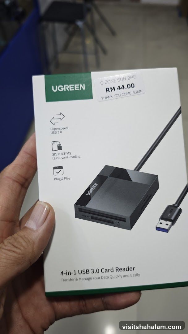UGREEN 4-in-1 USB 3.0 Card Reader