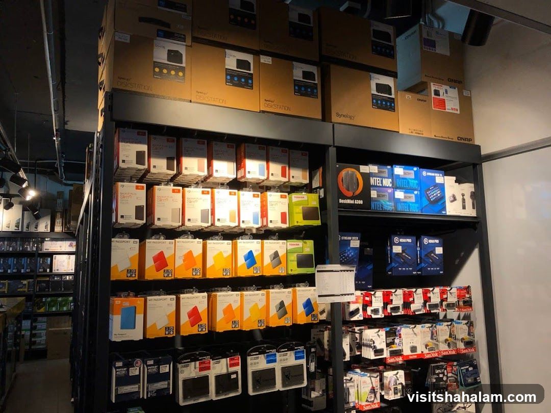 Computer Hardware Store Display