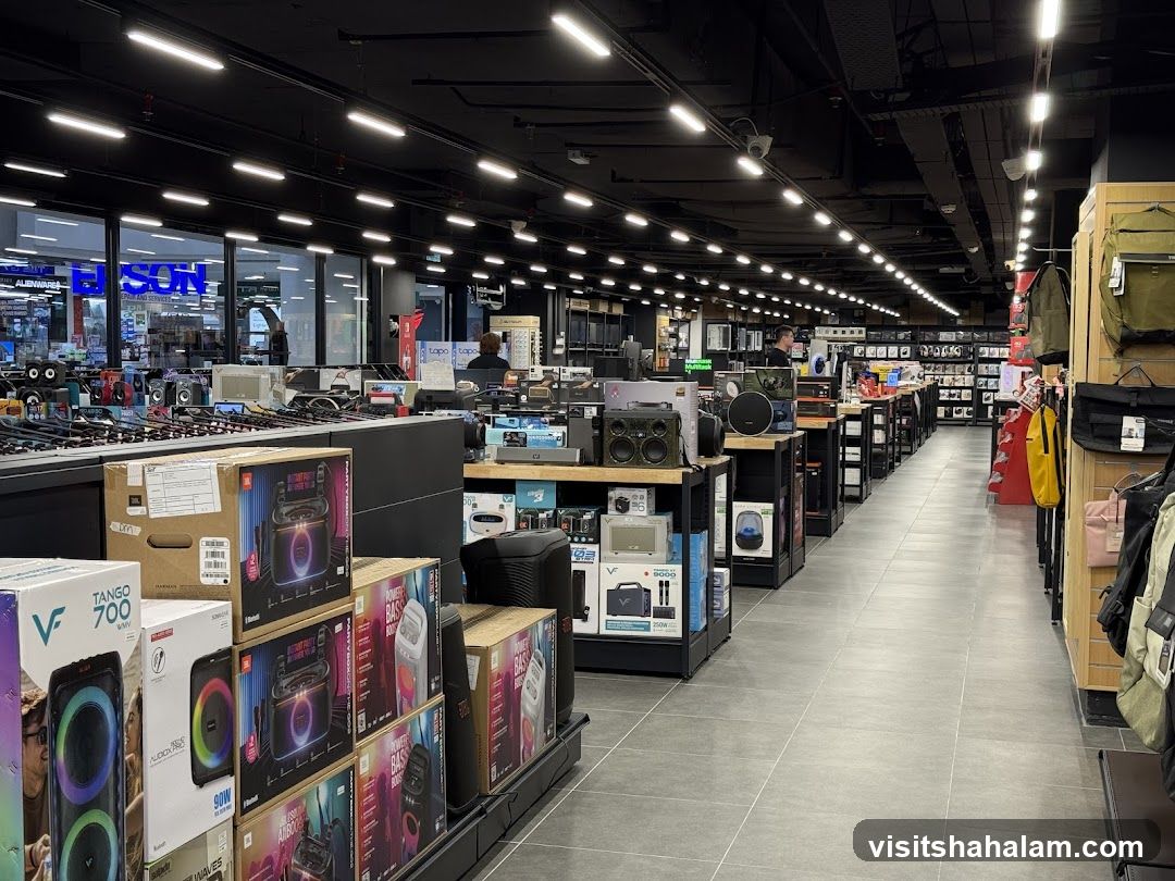 Electronics Store Interior