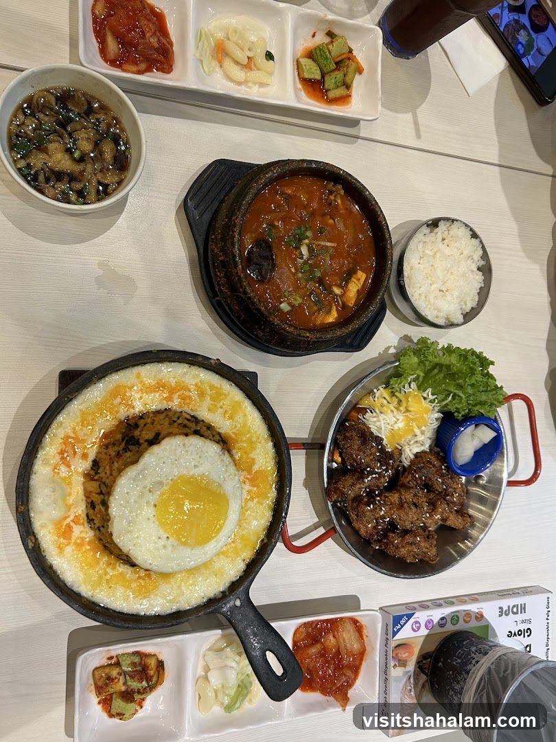 Korean Food Spread