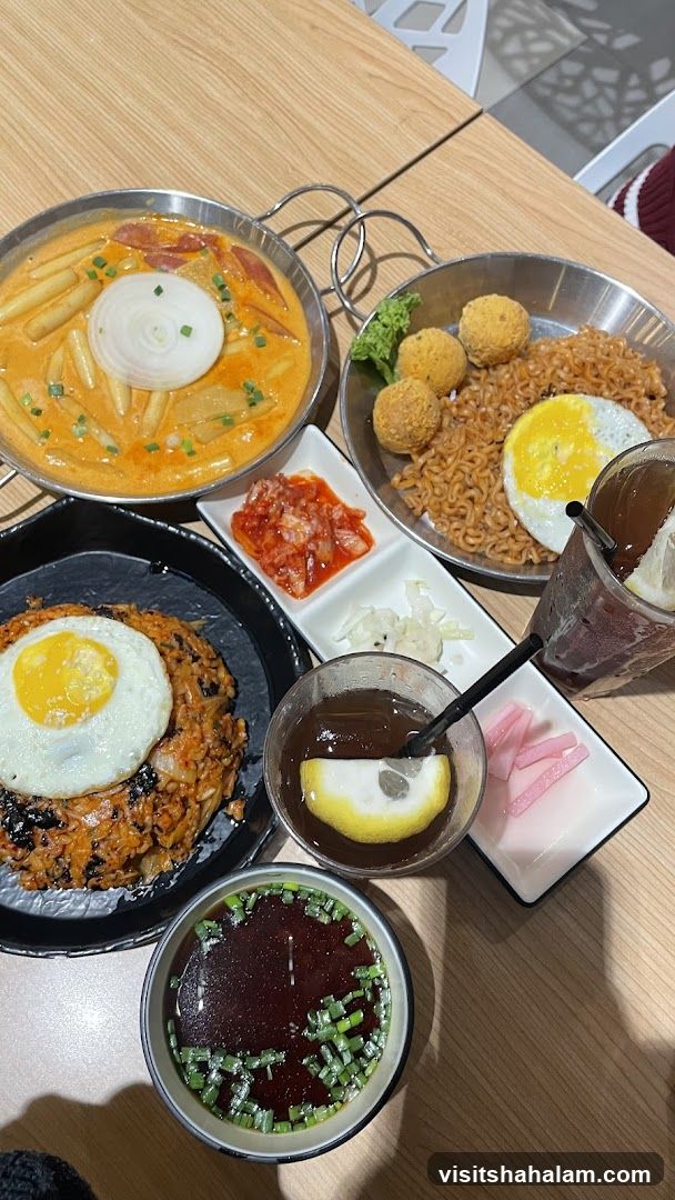 Korean Food Spread