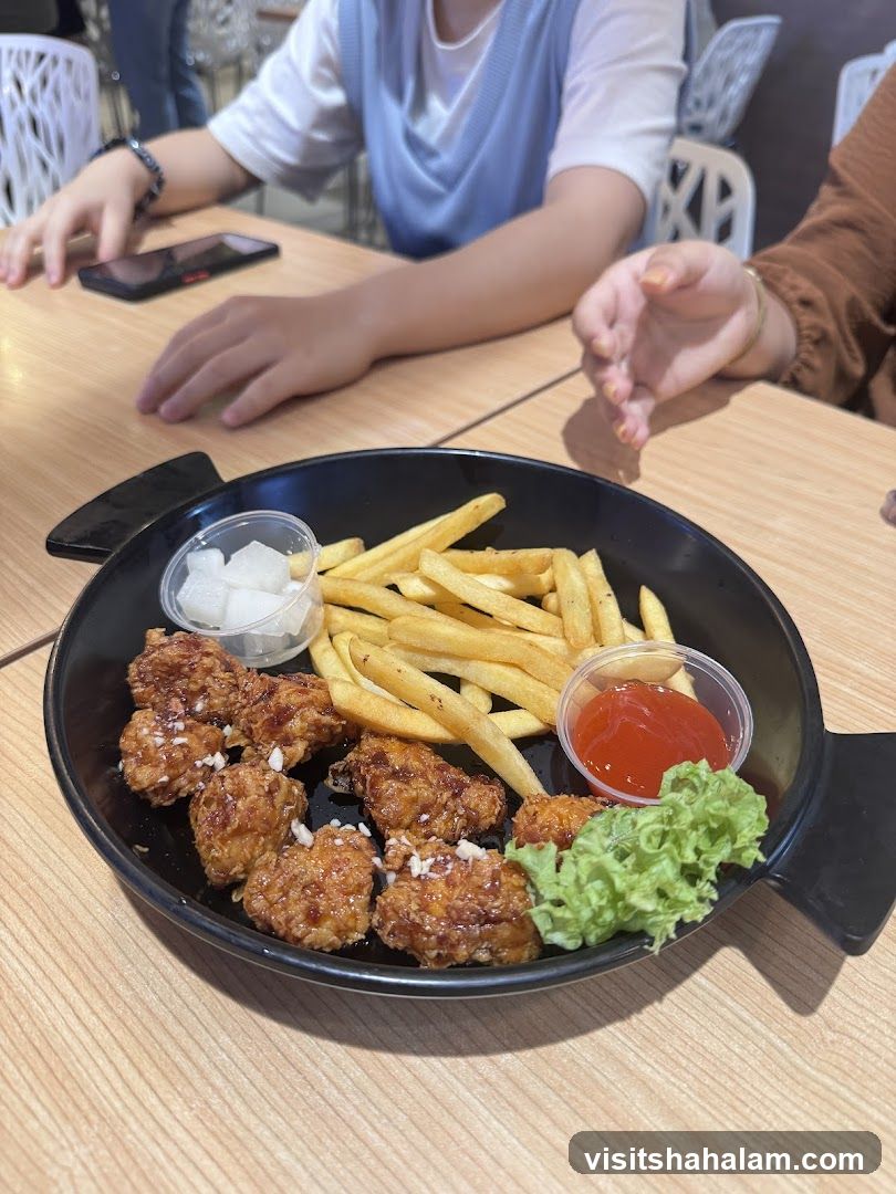Fried Chicken and Fries