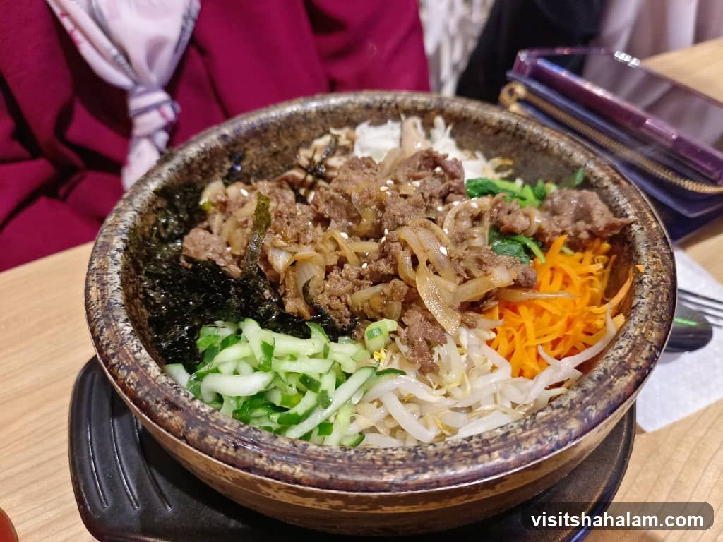 Bibimbap in a Stone Bowl
