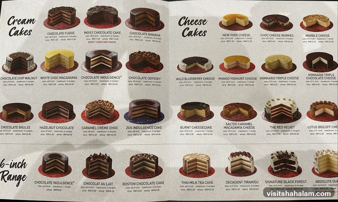 Cream Cakes and Cheese Cakes