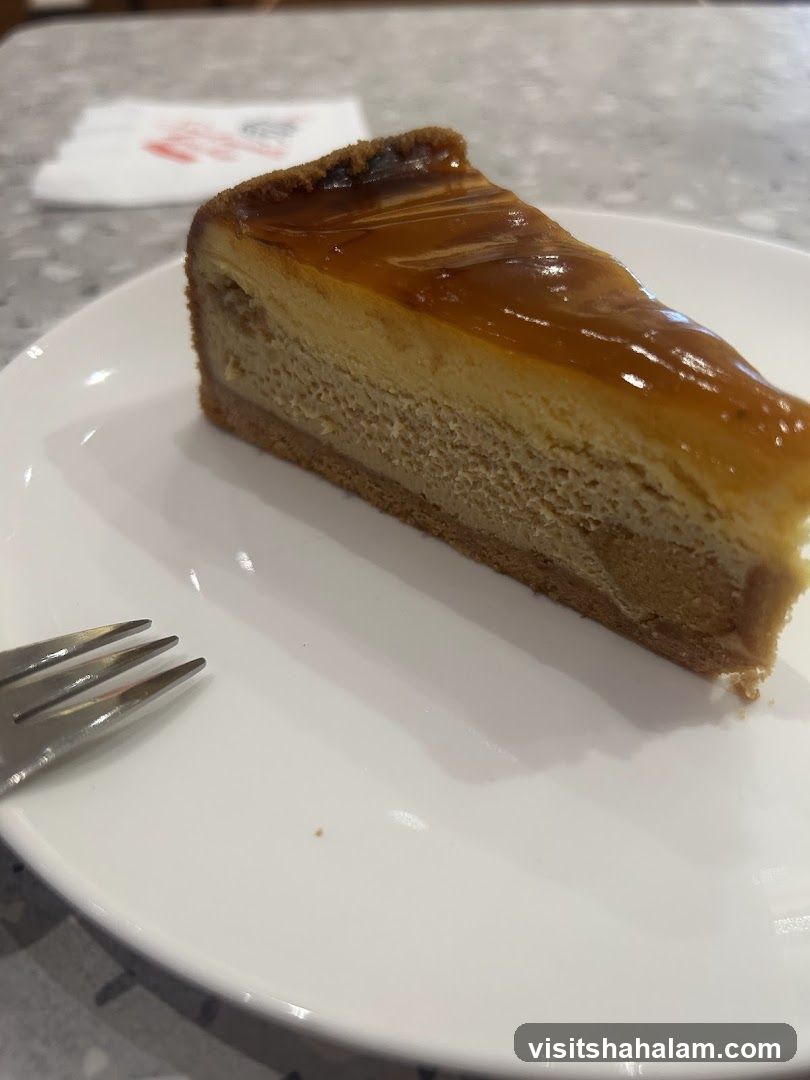 Caramel Cheesecake Slice