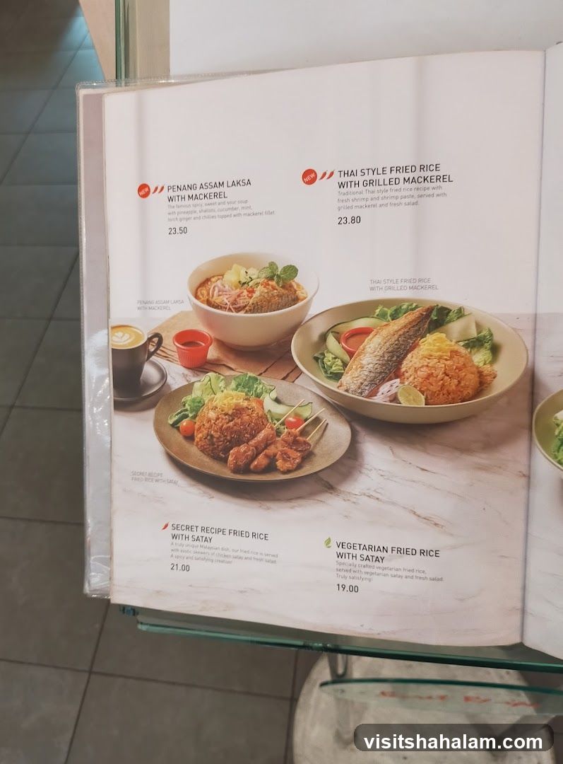 Menu Page