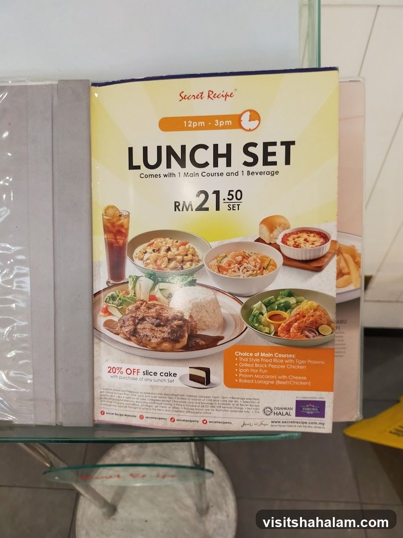 Secret Recipe Lunch Set