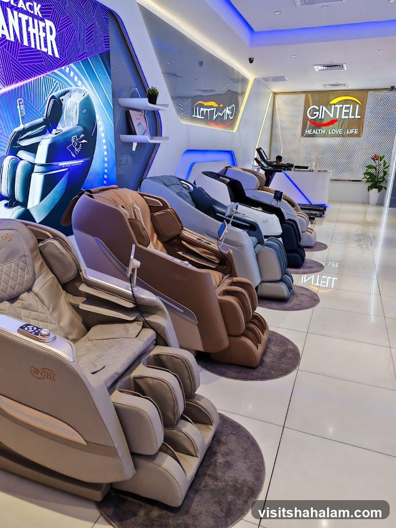 Massage Chairs Display