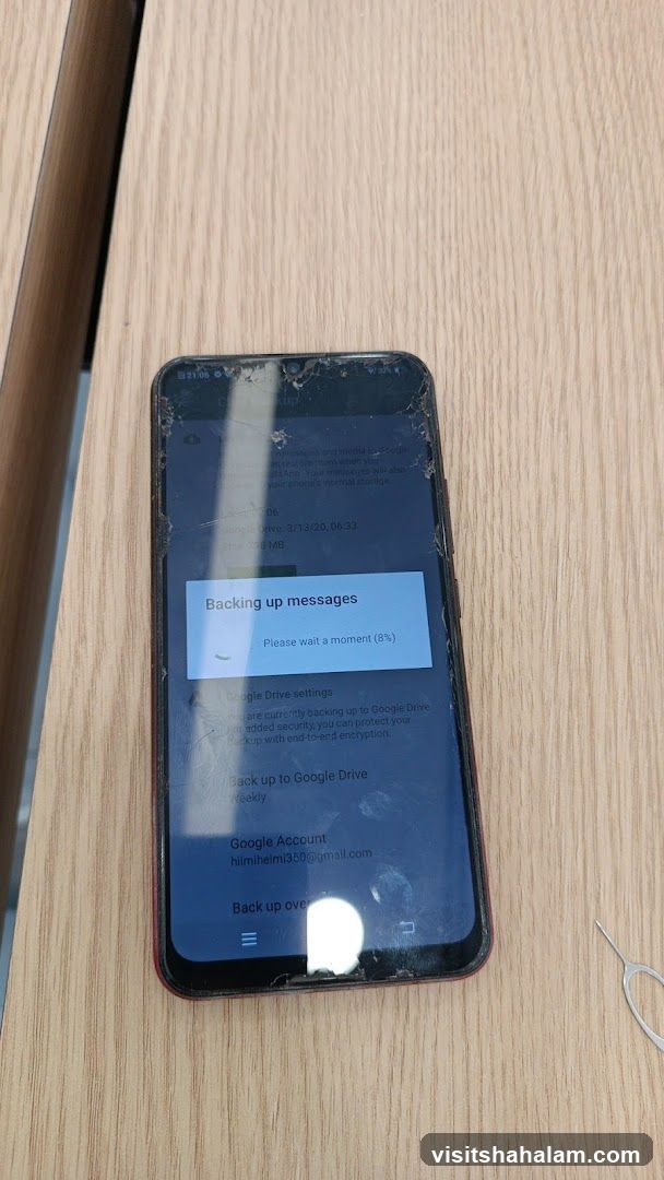 Phone Backing Up Messages