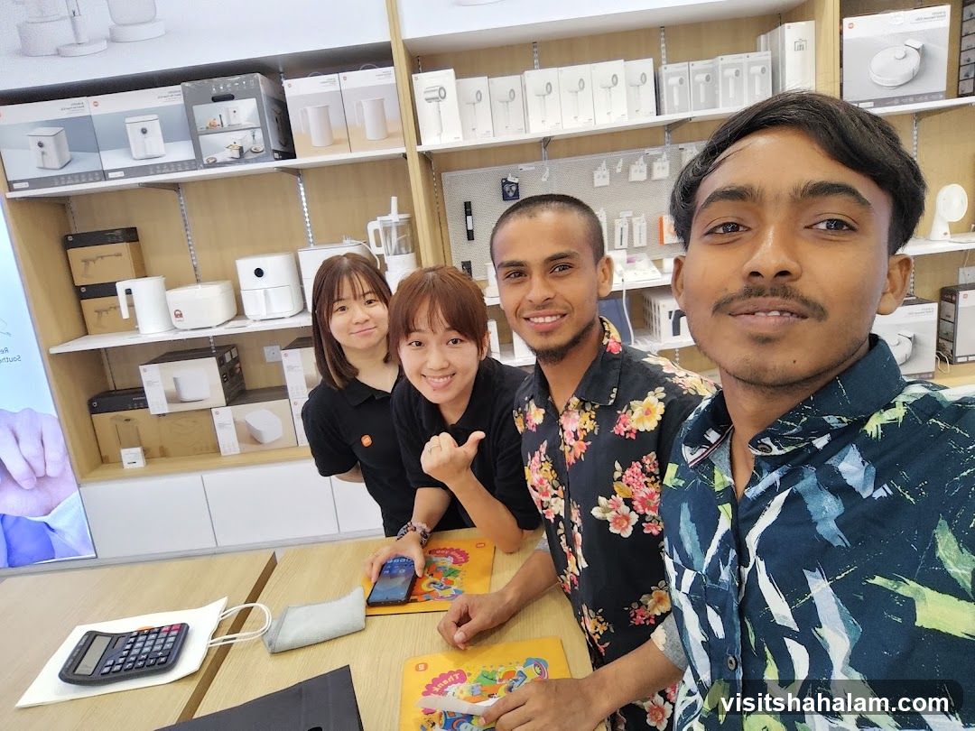 People in a store