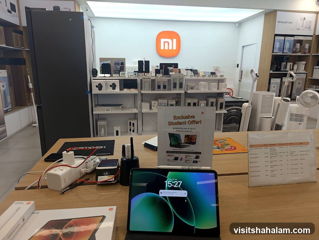 Xiaomi Store Interior with Products and Promotions